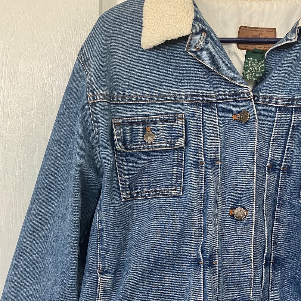 Ralph Lauren Equestrian Denim lined Jacket Cotton - Picture 5 of 17